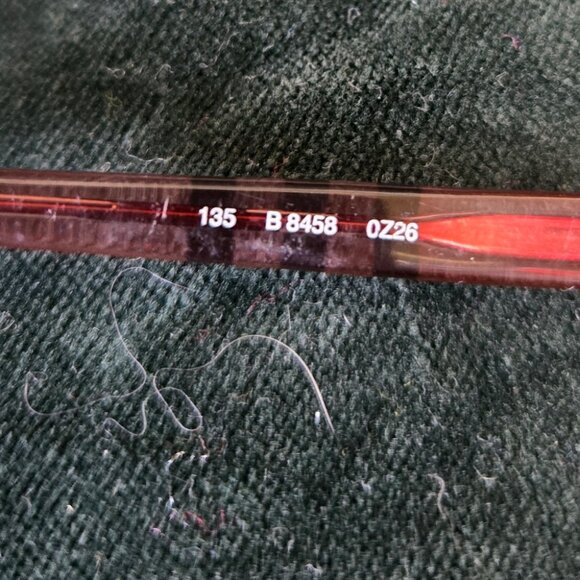 Burberry by Safilo Red Plaid Glasses - Picture 4 of 5